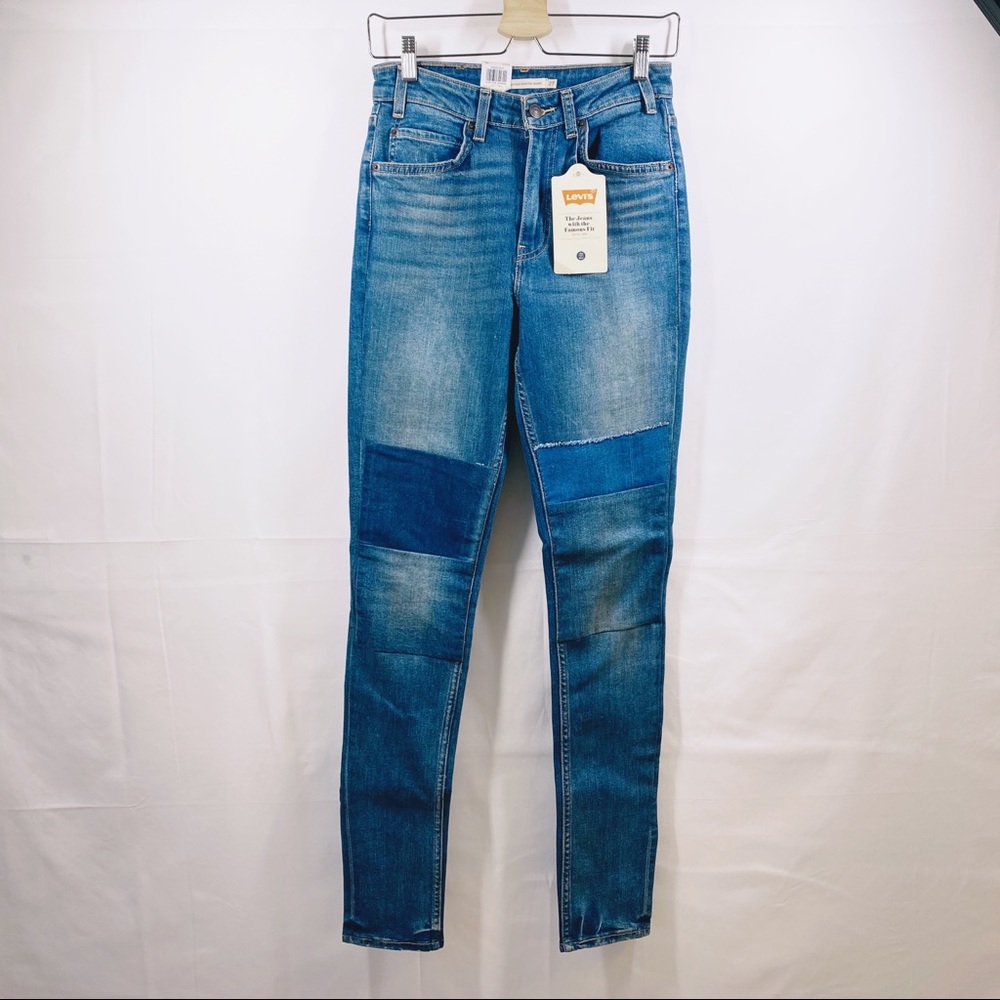 Levi’s 721 Orange Tab Hi Rise Skinny Jeans 27x32